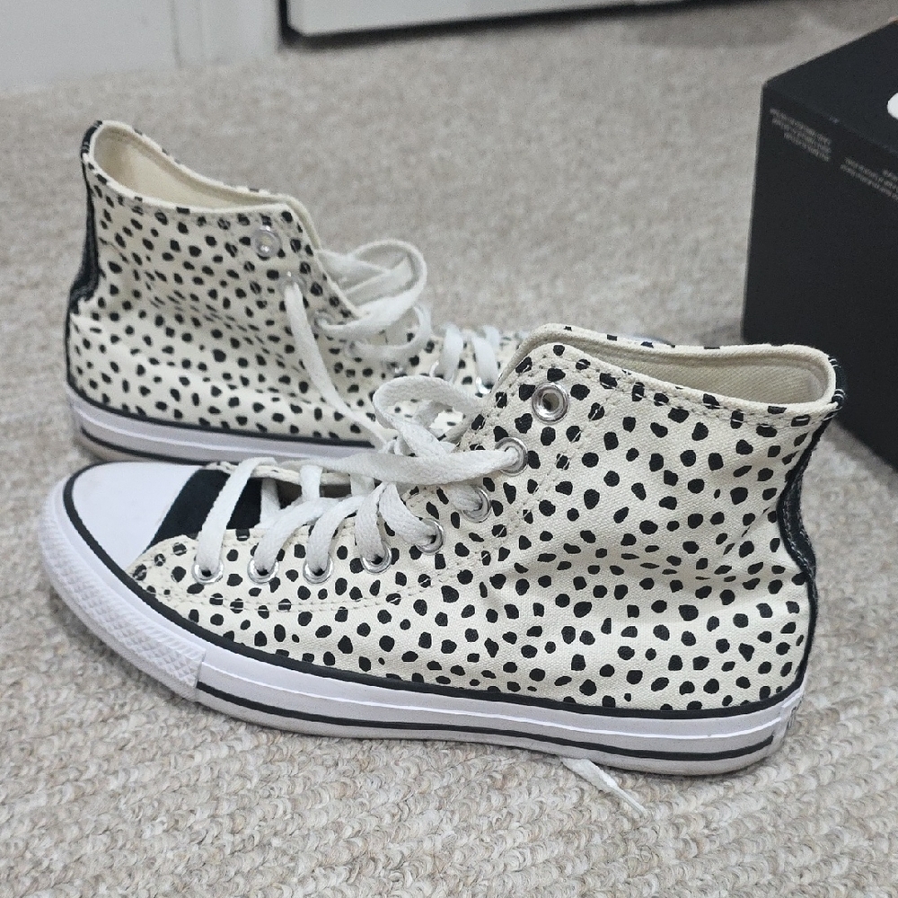 Converse Polka Dot High-Top Sneakers